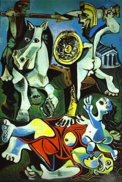  sabi Art Painting - The Rape of the Sabine Women 1962 Cubists